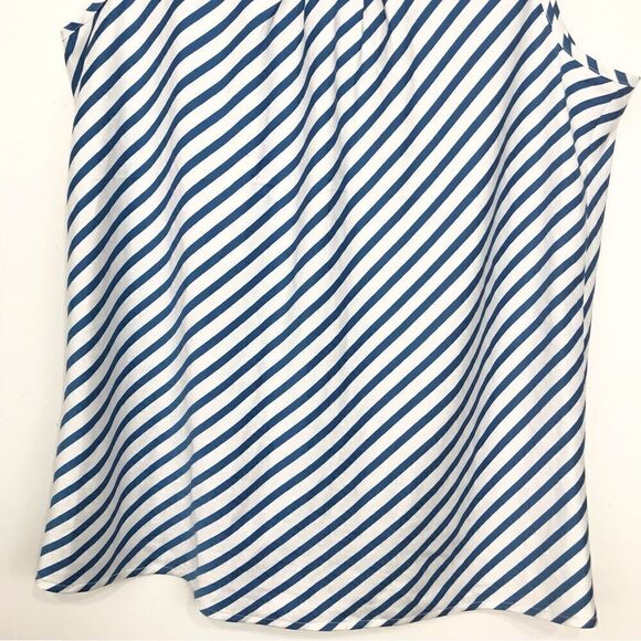 The Limited Blue Nautical Stripe Sleeveless Blouse- NEW - Picture 5 of 13